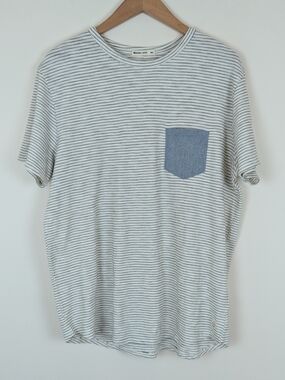 Marine Layer Signature Printed Short Sleeve Pocket T-shirt